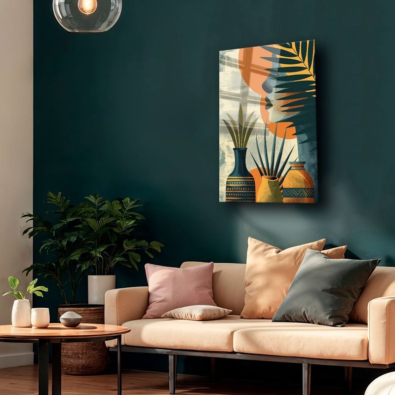Casa si Gradina - Decoratiuni - Tablouri - Tablou sticlă securizată Wallxpert, sticlă, 70 x 100 cm, multicolor, 544CLR1472 - Infinity.ro