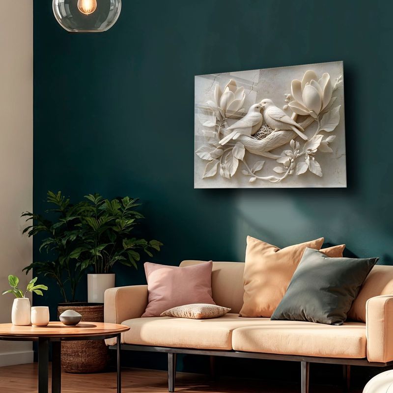 Casa si Gradina - Decoratiuni - Tablouri - Tablou sticlă securizată Wallxpert, sticlă, 70 x 100 cm, multicolor, 544CLR1526 - Infinity.ro