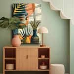 Casa si Gradina - Decoratiuni - Tablouri - Tablou sticlă securizată Wallxpert, sticlă, 70 x 100 cm, multicolor, 544CLR1472 - Infinity.ro