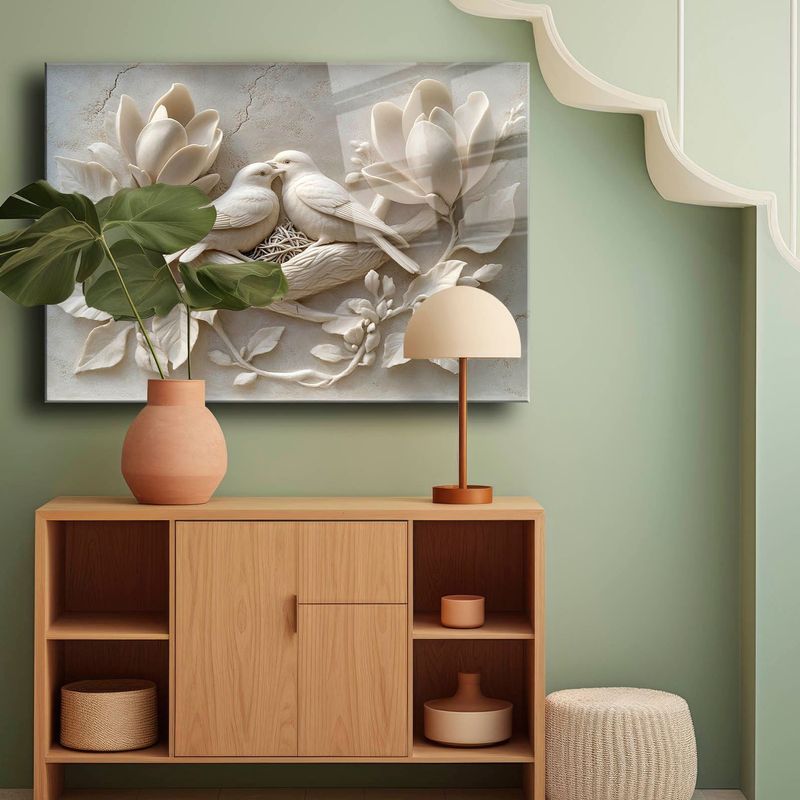 Casa si Gradina - Decoratiuni - Tablouri - Tablou sticlă securizată Wallxpert, sticlă, 70 x 100 cm, multicolor, 544CLR1526 - Infinity.ro