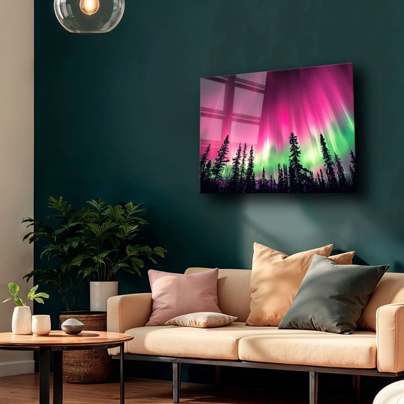 Casa si Gradina - Decoratiuni - Tablouri - Tablou sticlă securizată Wallxpert, sticlă, 70 x 100 cm, multicolor, 544CLR1484 - Infinity.ro