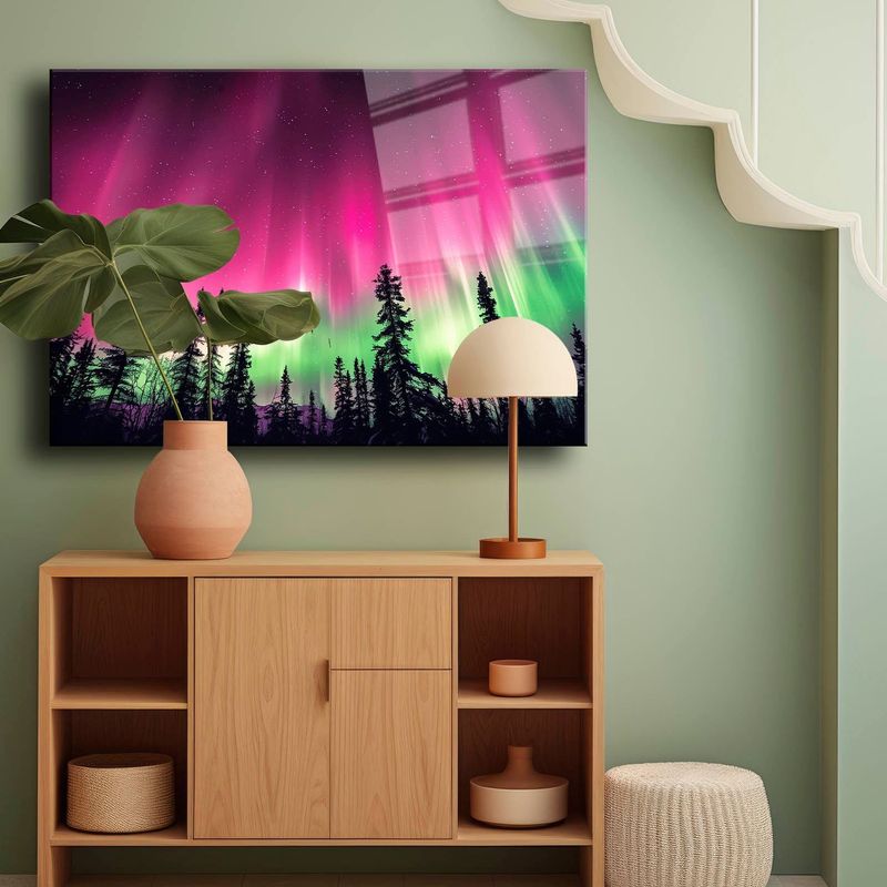 Casa si Gradina - Decoratiuni - Tablouri - Tablou sticlă securizată Wallxpert, sticlă, 70 x 100 cm, multicolor, 544CLR1484 - Infinity.ro