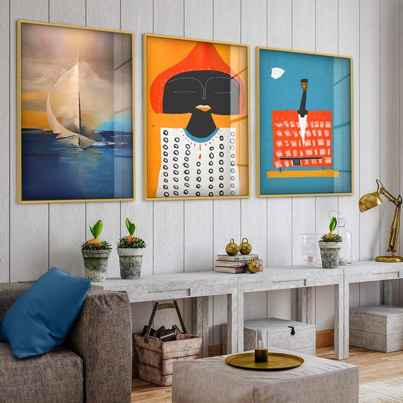 Casa si Gradina - Decoratiuni - Tablouri - Tablou sticlă securizată Wallxpert, sticlă, 40 x 60 cm, multicolor, 884ASF1315 - Infinity.ro