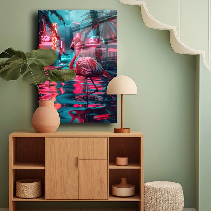 Casa si Gradina - Decoratiuni - Tablouri - Tablou sticlă securizată Wallxpert, sticlă, 70 x 100 cm, multicolor, 544CLR1388 - Infinity.ro