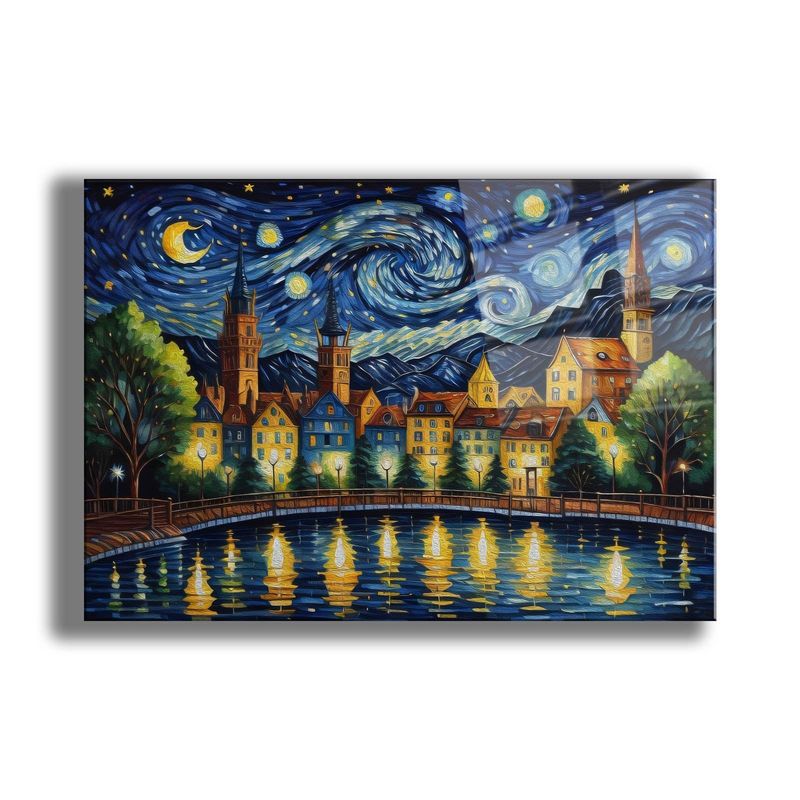 Casa si Gradina - Decoratiuni - Tablouri - Tablou sticlă securizată Wallxpert, sticlă, 70 x 100 cm, multicolor, 544CLR1352 - Infinity.ro