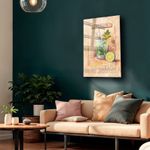 Casa si Gradina - Decoratiuni - Tablouri - Tablou sticlă securizată Wallxpert, sticlă, 70 x 100 cm, multicolor, 544CLR1304 - Infinity.ro