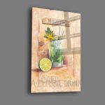Casa si Gradina - Decoratiuni - Tablouri - Tablou sticlă securizată Wallxpert, sticlă, 70 x 100 cm, multicolor, 544CLR1304 - Infinity.ro
