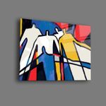 Casa si Gradina - Decoratiuni - Tablouri - Tablou sticlă securizată Wallxpert, sticlă, 70 x 100 cm, multicolor, 544CLR1316 - Infinity.ro
