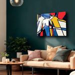 Casa si Gradina - Decoratiuni - Tablouri - Tablou sticlă securizată Wallxpert, sticlă, 70 x 100 cm, multicolor, 544CLR1316 - Infinity.ro