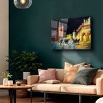Casa si Gradina - Decoratiuni - Tablouri - Tablou sticlă securizată Wallxpert, sticlă, 70 x 100 cm, multicolor, 544CLR1244 - Infinity.ro
