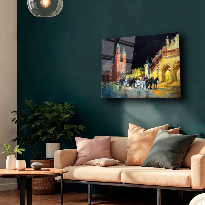 Casa si Gradina - Decoratiuni - Tablouri - Tablou sticlă securizată Wallxpert, sticlă, 70 x 100 cm, multicolor, 544CLR1244 - Infinity.ro