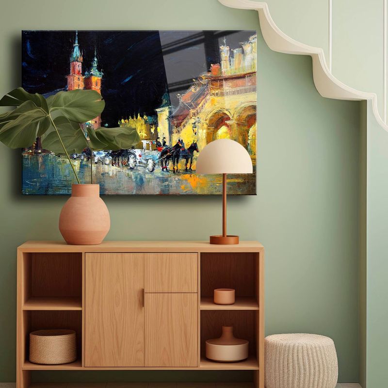 Casa si Gradina - Decoratiuni - Tablouri - Tablou sticlă securizată Wallxpert, sticlă, 70 x 100 cm, multicolor, 544CLR1244 - Infinity.ro