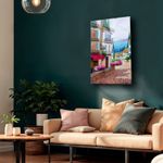 Casa si Gradina - Decoratiuni - Tablouri - Tablou sticlă securizată Wallxpert, sticlă, 70 x 100 cm, multicolor, 544CLR1268 - Infinity.ro