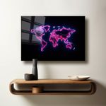 Casa si Gradina - Decoratiuni - Tablouri - Tablou sticlă securizată Wallxpert, sticlă, 70 x 100 cm, multicolor, 544CLR1202 - Infinity.ro