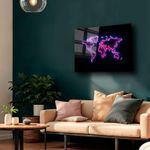 Casa si Gradina - Decoratiuni - Tablouri - Tablou sticlă securizată Wallxpert, sticlă, 70 x 100 cm, multicolor, 544CLR1202 - Infinity.ro
