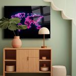 Casa si Gradina - Decoratiuni - Tablouri - Tablou sticlă securizată Wallxpert, sticlă, 70 x 100 cm, multicolor, 544CLR1202 - Infinity.ro