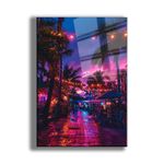 Casa si Gradina - Decoratiuni - Tablouri - Tablou sticlă securizată Wallxpert, sticlă, 70 x 100 cm, multicolor, 544CLR1220 - Infinity.ro