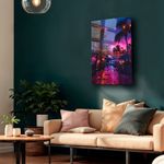 Casa si Gradina - Decoratiuni - Tablouri - Tablou sticlă securizată Wallxpert, sticlă, 70 x 100 cm, multicolor, 544CLR1220 - Infinity.ro