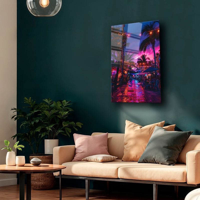 Casa si Gradina - Decoratiuni - Tablouri - Tablou sticlă securizată Wallxpert, sticlă, 70 x 100 cm, multicolor, 544CLR1220 - Infinity.ro