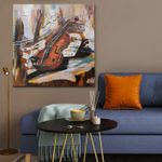 Casa si Gradina - Decoratiuni - Tablouri - Tablou ulei Wallxpert, lemn, 70 x 70 cm, multicolor, 405HND1427 - Infinity.ro
