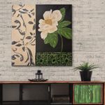 Casa si Gradina - Decoratiuni - Tablouri - Tablou ulei Wallxpert, lemn, 70 x 70 cm, multicolor, 405HND1431 - Infinity.ro