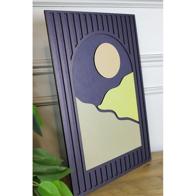 Casa si Gradina - Decoratiuni - Tablouri - Tablou Wallxpert, MDF, 20 x 30 x 2 cm, multicolor, 786DKT1521 - Infinity.ro