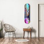 Casa si Gradina - Decoratiuni - Tablouri - Tablou sticlă securizată Wallxpert, sticlă, 20 x 80 cm, multicolor, 226SNG1174 - Infinity.ro