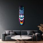 Casa si Gradina - Decoratiuni - Tablouri - Tablou sticlă securizată Wallxpert, sticlă, 20 x 80 cm, multicolor, 226SNG1166 - Infinity.ro
