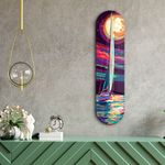 Casa si Gradina - Decoratiuni - Tablouri - Tablou sticlă securizată Wallxpert, sticlă, 20 x 80 cm, multicolor, 226SNG1155 - Infinity.ro
