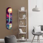 Casa si Gradina - Decoratiuni - Tablouri - Tablou sticlă securizată Wallxpert, sticlă, 20 x 80 cm, multicolor, 226SNG1155 - Infinity.ro
