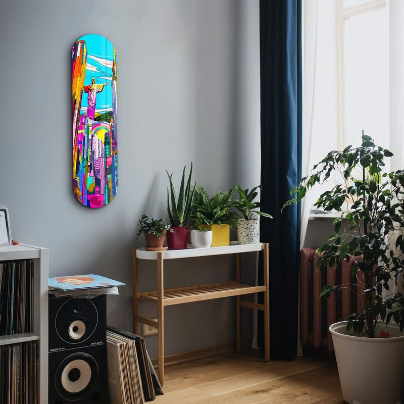 Casa si Gradina - Decoratiuni - Tablouri - Tablou sticlă securizată Wallxpert, sticlă, 20 x 80 cm, multicolor, 226SNG1175 - Infinity.ro