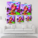 Casa si Gradina - Decoratiuni - Tablouri - Tablou sticlă securizată Wallxpert, sticlă, 60 x 60 cm, multicolor, 642BTH1305 - Infinity.ro