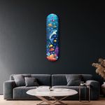 Casa si Gradina - Decoratiuni - Tablouri - Tablou sticlă securizată Wallxpert, sticlă, 20 x 80 cm, multicolor, 226SNG1150 - Infinity.ro