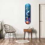 Casa si Gradina - Decoratiuni - Tablouri - Tablou sticlă securizată Wallxpert, sticlă, 20 x 80 cm, multicolor, 226SNG1150 - Infinity.ro