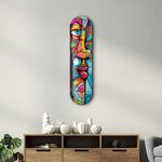 Casa si Gradina - Decoratiuni - Tablouri - Tablou sticlă securizată Wallxpert, sticlă, 20 x 80 cm, multicolor, 226SNG1138 - Infinity.ro