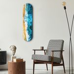 Casa si Gradina - Decoratiuni - Tablouri - Tablou sticlă securizată Wallxpert, sticlă, 20 x 80 cm, multicolor, 226SNG1142 - Infinity.ro