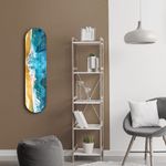 Casa si Gradina - Decoratiuni - Tablouri - Tablou sticlă securizată Wallxpert, sticlă, 20 x 80 cm, multicolor, 226SNG1142 - Infinity.ro