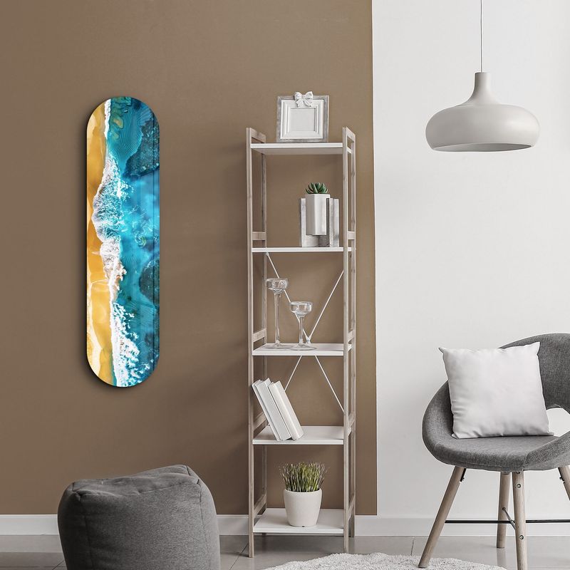 Casa si Gradina - Decoratiuni - Tablouri - Tablou sticlă securizată Wallxpert, sticlă, 20 x 80 cm, multicolor, 226SNG1142 - Infinity.ro