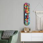 Casa si Gradina - Decoratiuni - Tablouri - Tablou sticlă securizată Wallxpert, sticlă, 20 x 80 cm, multicolor, 226SNG1138 - Infinity.ro