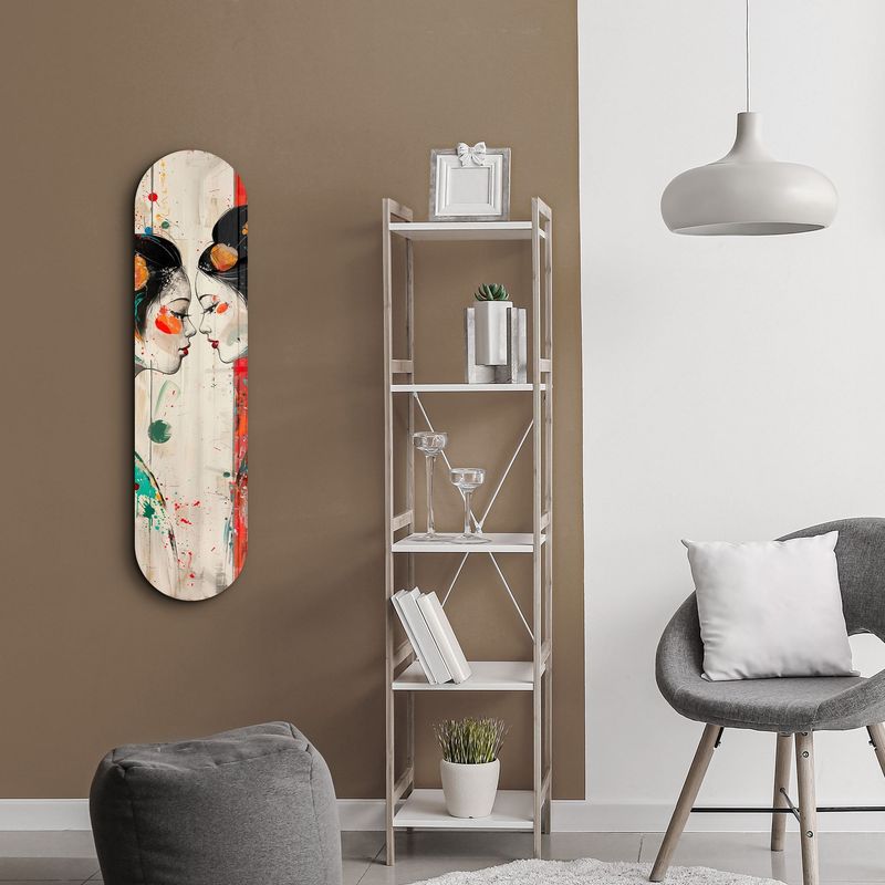 Casa si Gradina - Decoratiuni - Tablouri - Tablou sticlă securizată Wallxpert, sticlă, 20 x 80 cm, multicolor, 226SNG1120 - Infinity.ro
