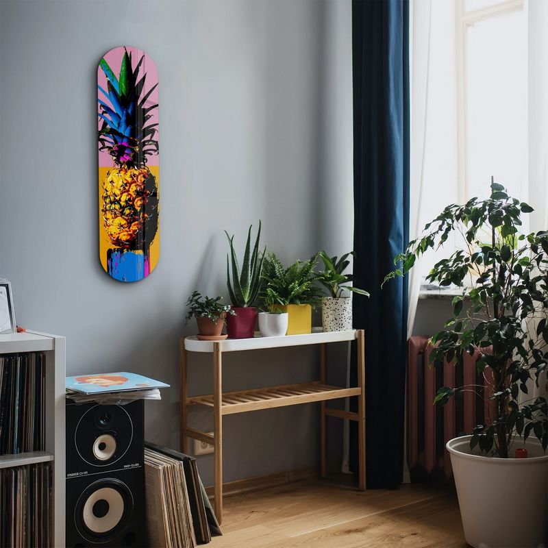 Casa si Gradina - Decoratiuni - Tablouri - Tablou sticlă securizată Wallxpert, sticlă, 20 x 80 cm, multicolor, 226SNG1112 - Infinity.ro