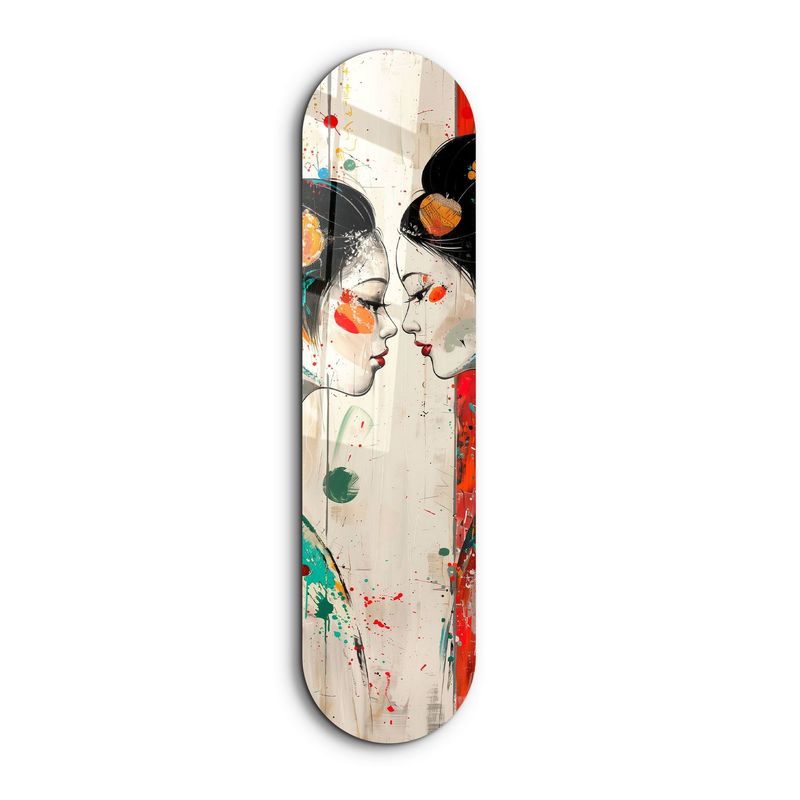 Casa si Gradina - Decoratiuni - Tablouri - Tablou sticlă securizată Wallxpert, sticlă, 20 x 80 cm, multicolor, 226SNG1120 - Infinity.ro