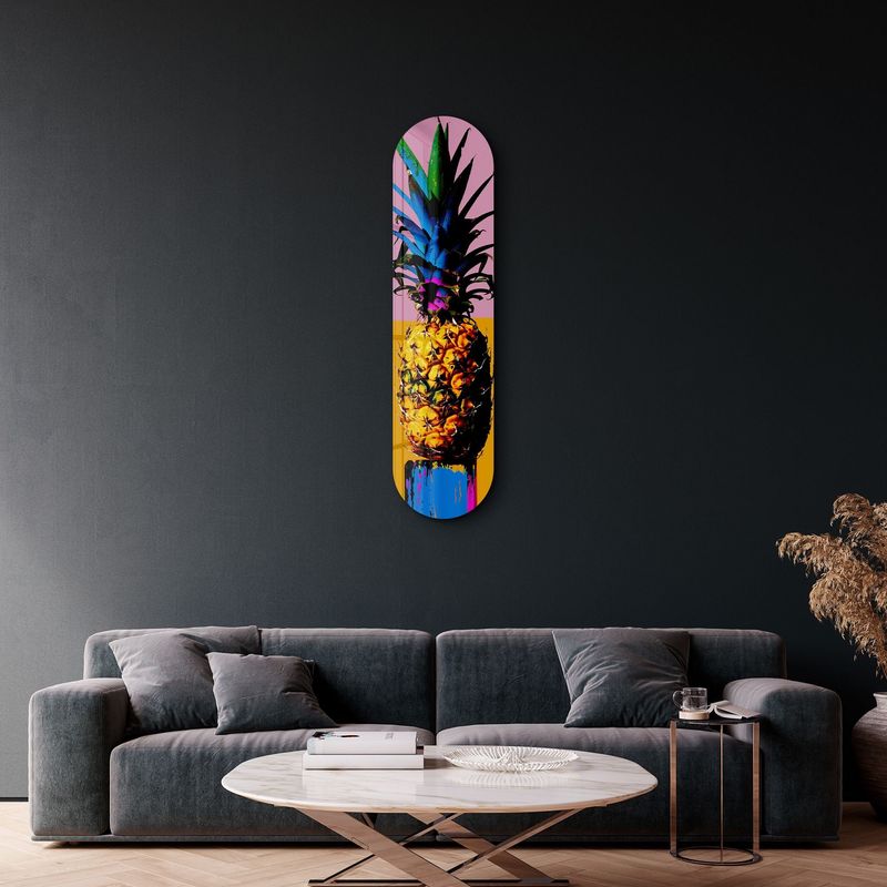 Casa si Gradina - Decoratiuni - Tablouri - Tablou sticlă securizată Wallxpert, sticlă, 20 x 80 cm, multicolor, 226SNG1112 - Infinity.ro