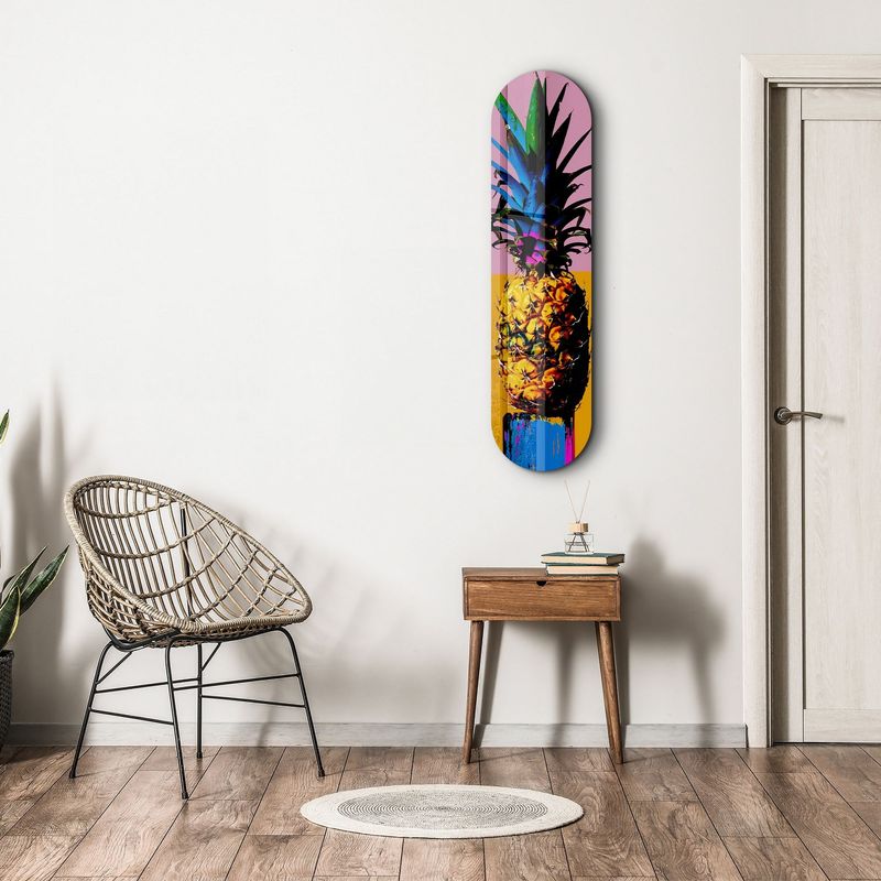 Casa si Gradina - Decoratiuni - Tablouri - Tablou sticlă securizată Wallxpert, sticlă, 20 x 80 cm, multicolor, 226SNG1112 - Infinity.ro