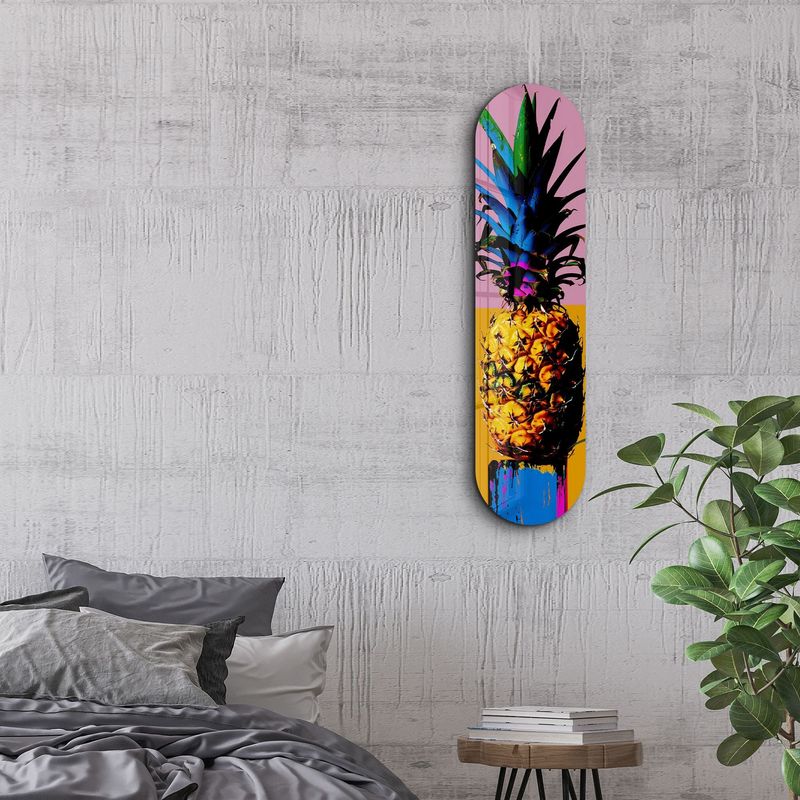Casa si Gradina - Decoratiuni - Tablouri - Tablou sticlă securizată Wallxpert, sticlă, 20 x 80 cm, multicolor, 226SNG1112 - Infinity.ro