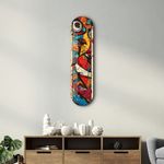 Casa si Gradina - Decoratiuni - Tablouri - Tablou sticlă securizată Wallxpert, sticlă, 20 x 80 cm, multicolor, 226SNG1139 - Infinity.ro