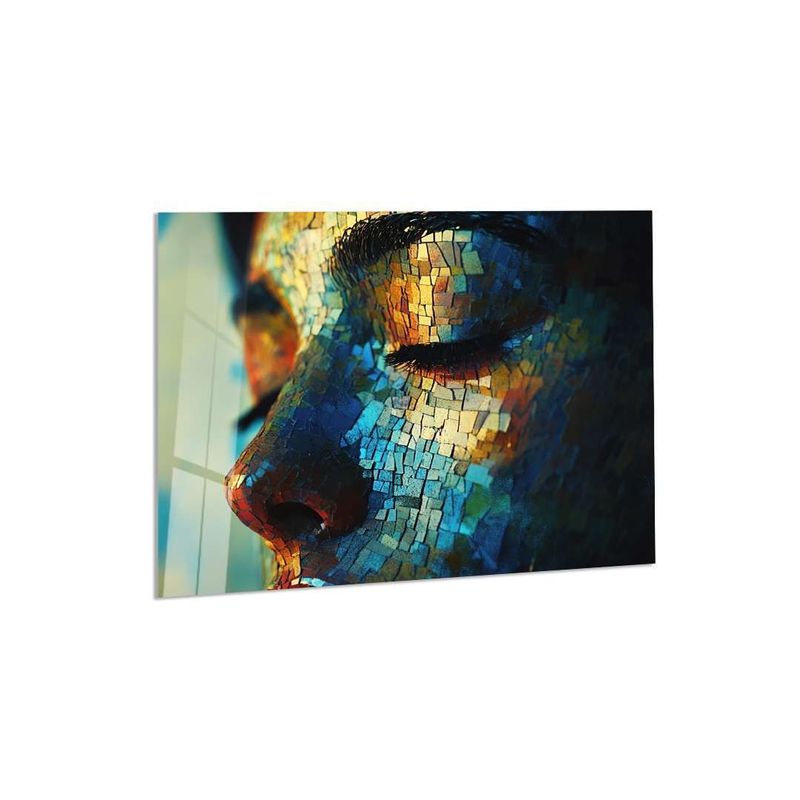 Casa si Gradina - Decoratiuni - Tablouri - Tablou sticlă securizată Wallxpert, sticlă, 40 x 60 cm, multicolor, 975GSR1532 - Infinity.ro