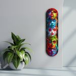Casa si Gradina - Decoratiuni - Tablouri - Tablou sticlă securizată Wallxpert, sticlă, 20 x 80 cm, multicolor, 226SNG1101 - Infinity.ro
