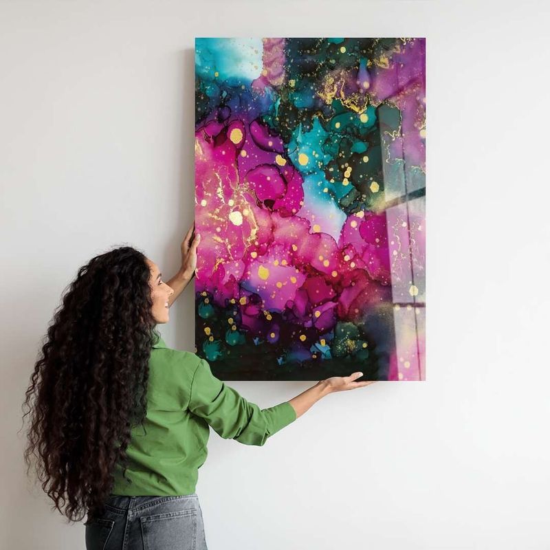 Casa si Gradina - Decoratiuni - Tablouri - Tablou sticlă securizată Wallxpert, sticlă, 40 x 60 cm, multicolor, 975GSR1462 - Infinity.ro