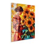 Casa si Gradina - Decoratiuni - Tablouri - Tablou sticlă securizată Wallxpert, sticlă, 40 x 60 cm, multicolor, 975GSR1452 - Infinity.ro